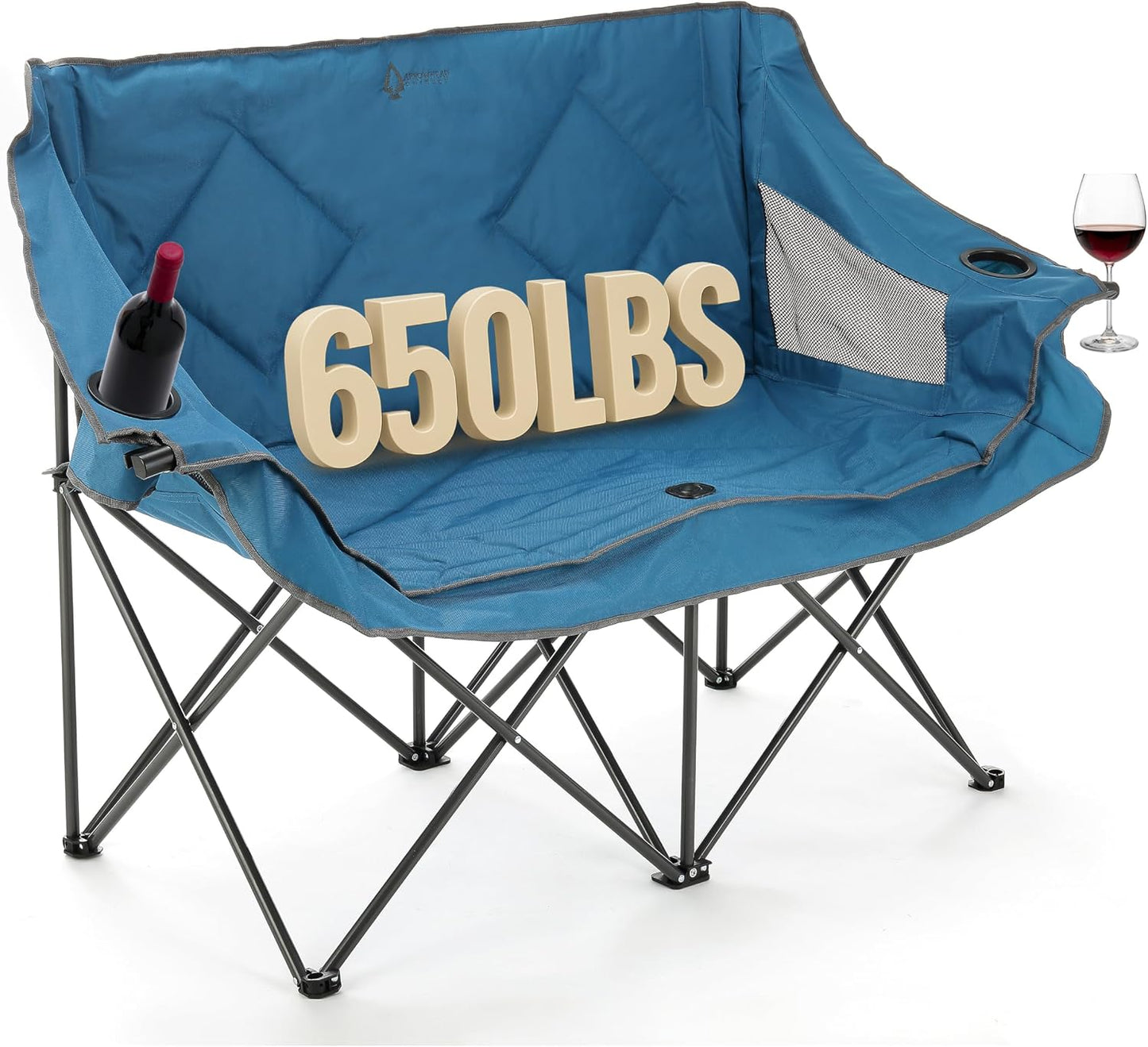 ARROWHEAD Double Folding Camping Chair