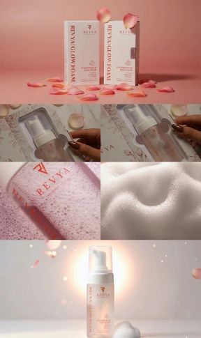 REVYA Glowfoam Vitamin-Rich Face Wash | Luxury Skincare Cleanser