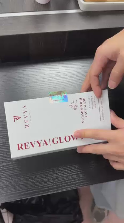 REVYA Glowfoam Vitamin-Rich Face Wash | Luxury Skincare Cleanser